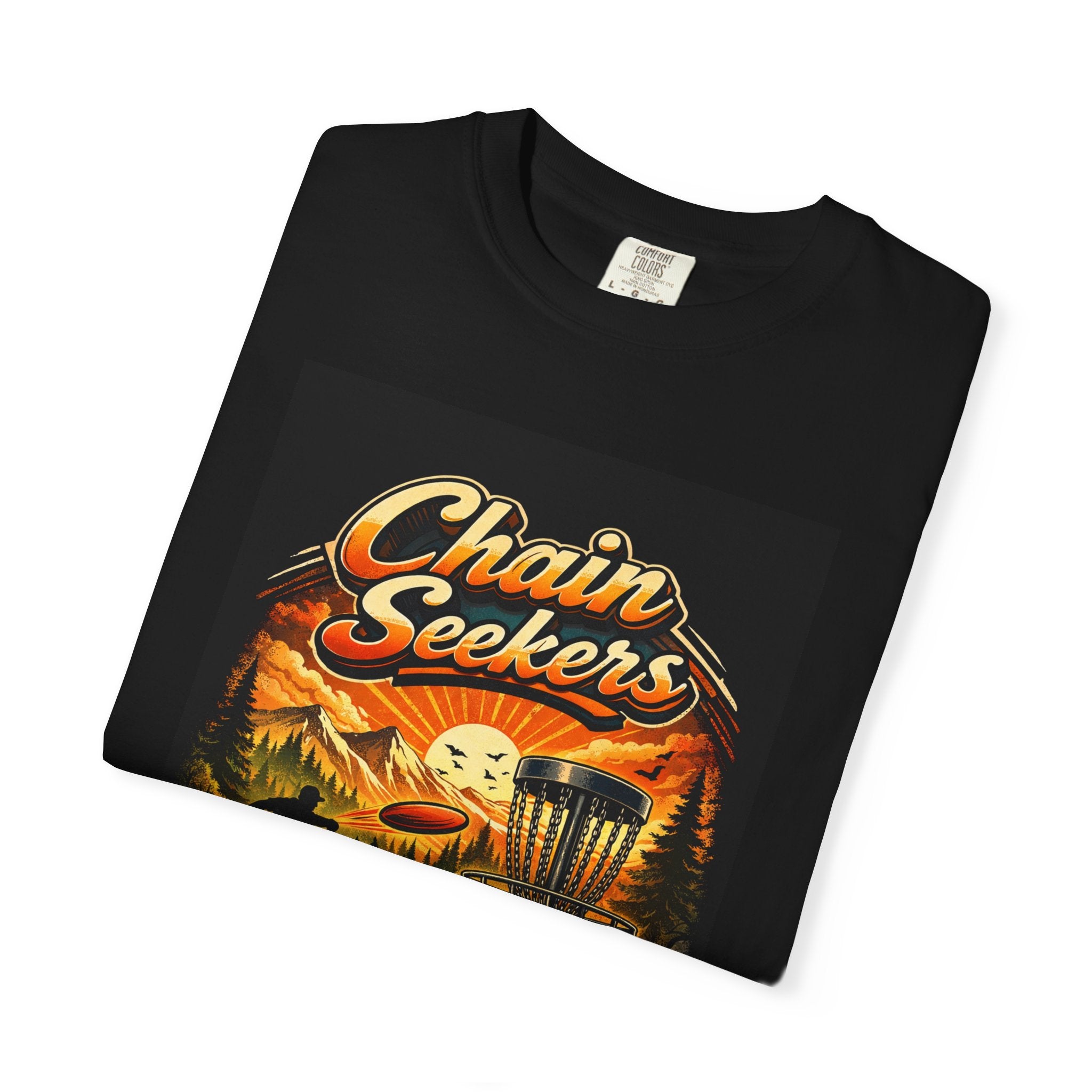 Chain Seekers Disc Golf Find Your Line T-Shirt | Vintage Outdoors Throwback
