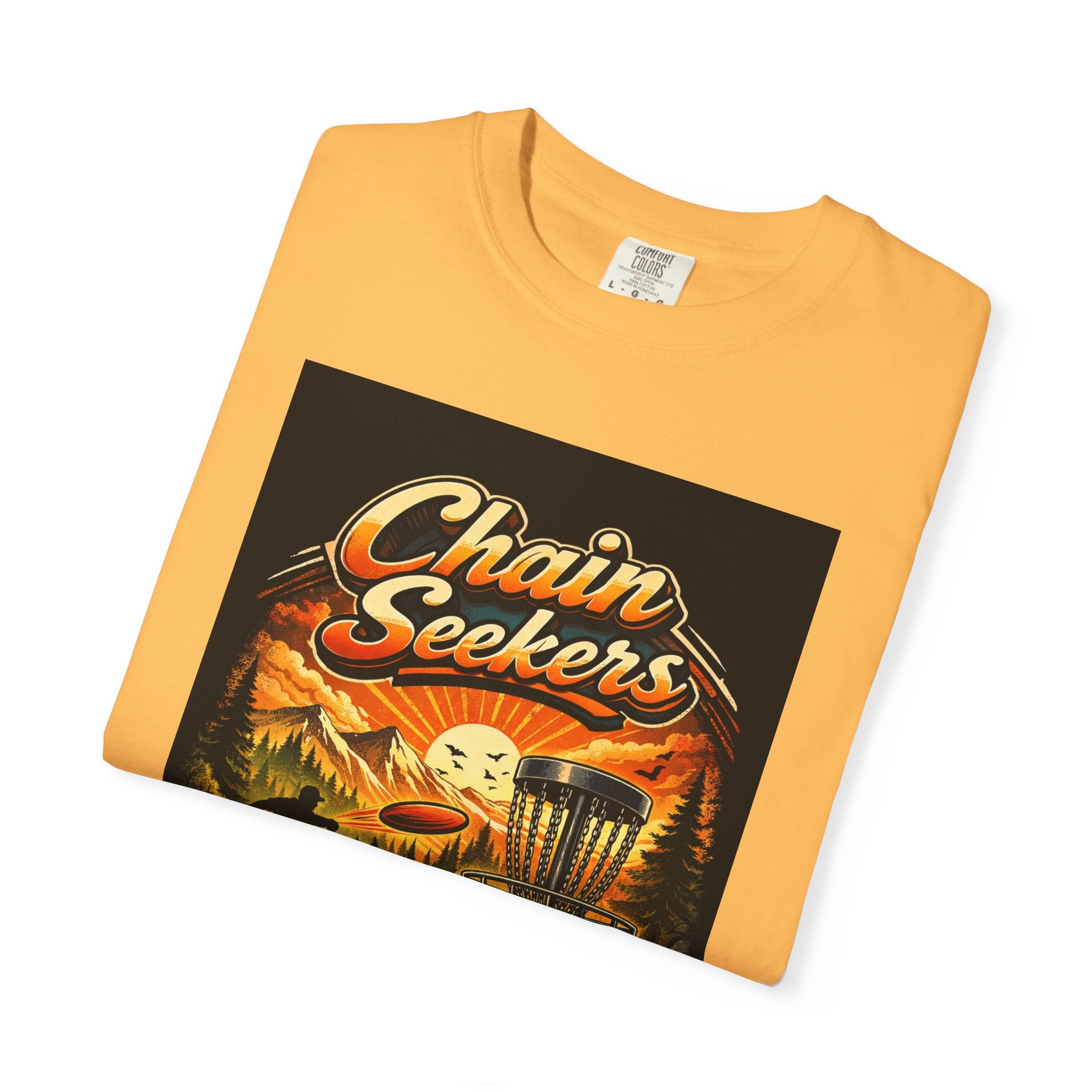 Chain Seekers Disc Golf Find Your Line T-Shirt | Vintage Outdoors Throwback