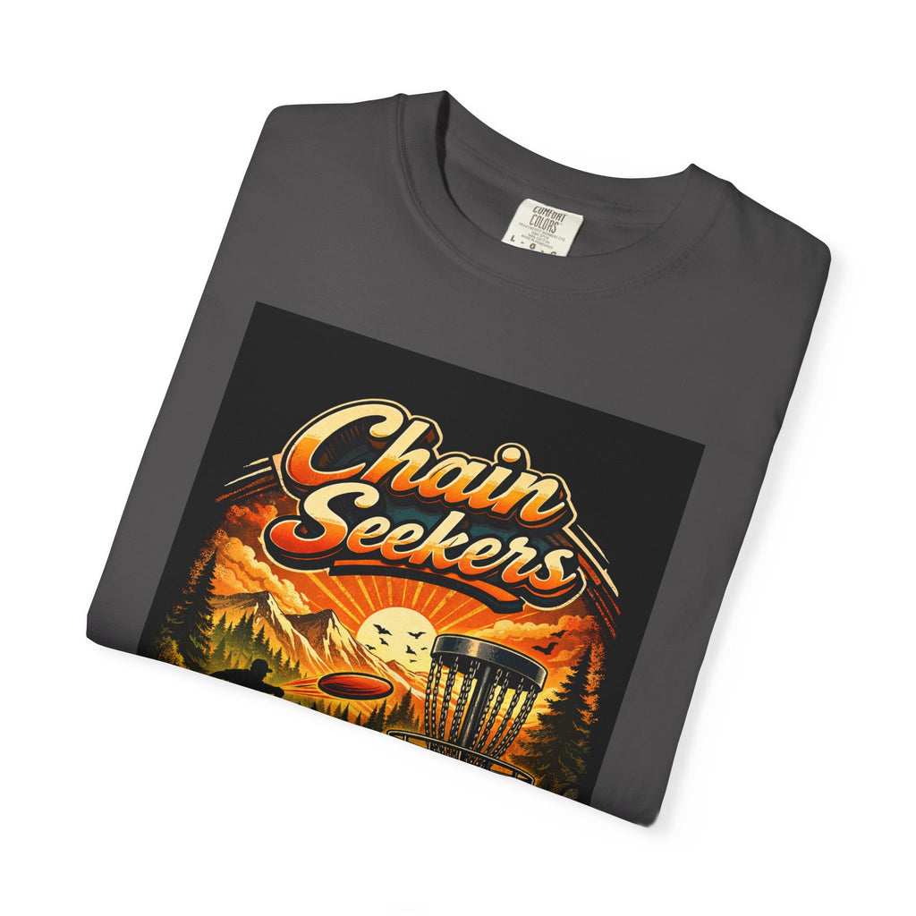 Chain Seekers Disc Golf Find Your Line T-Shirt | Vintage Outdoors Throwback