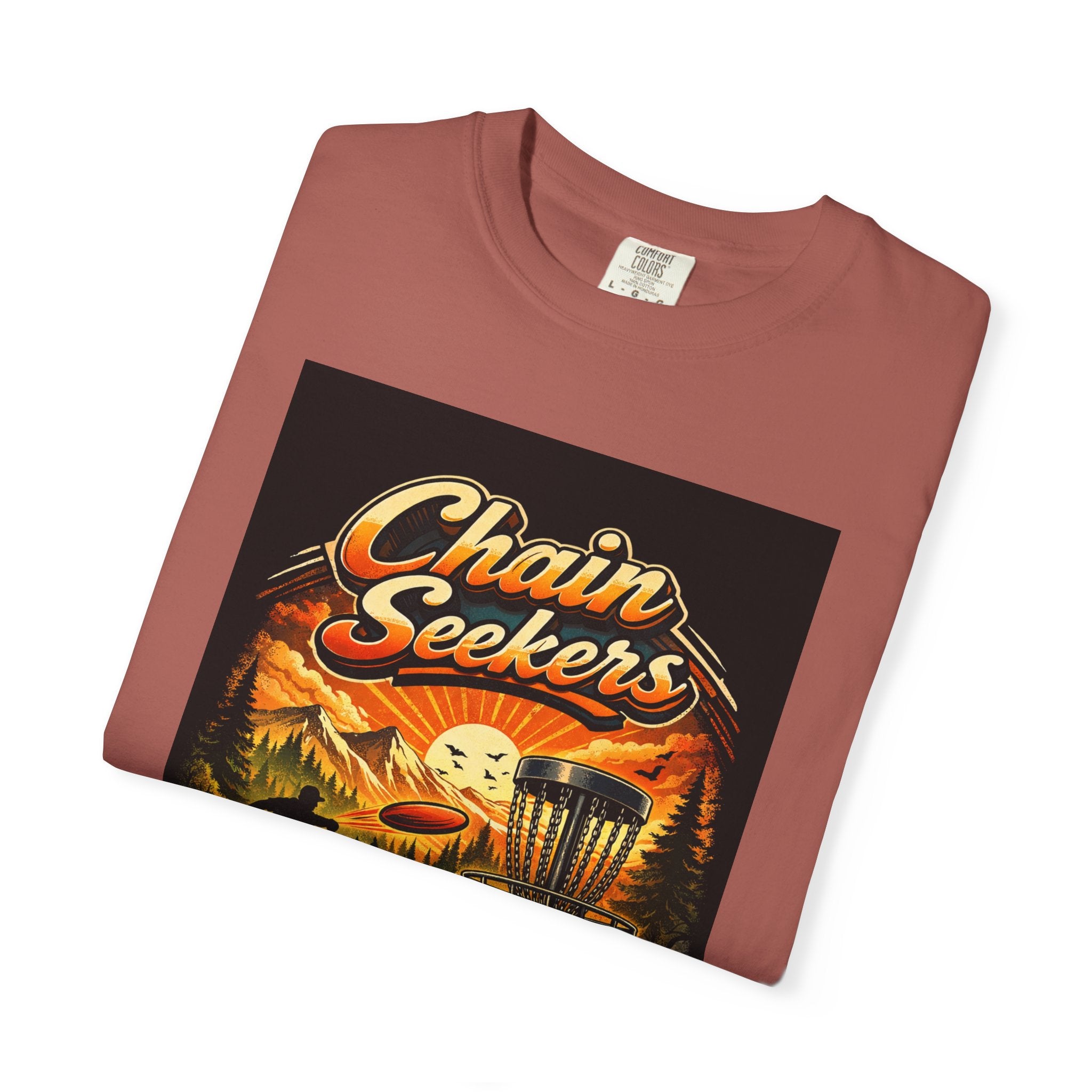 Chain Seekers Disc Golf Find Your Line T-Shirt | Vintage Outdoors Throwback