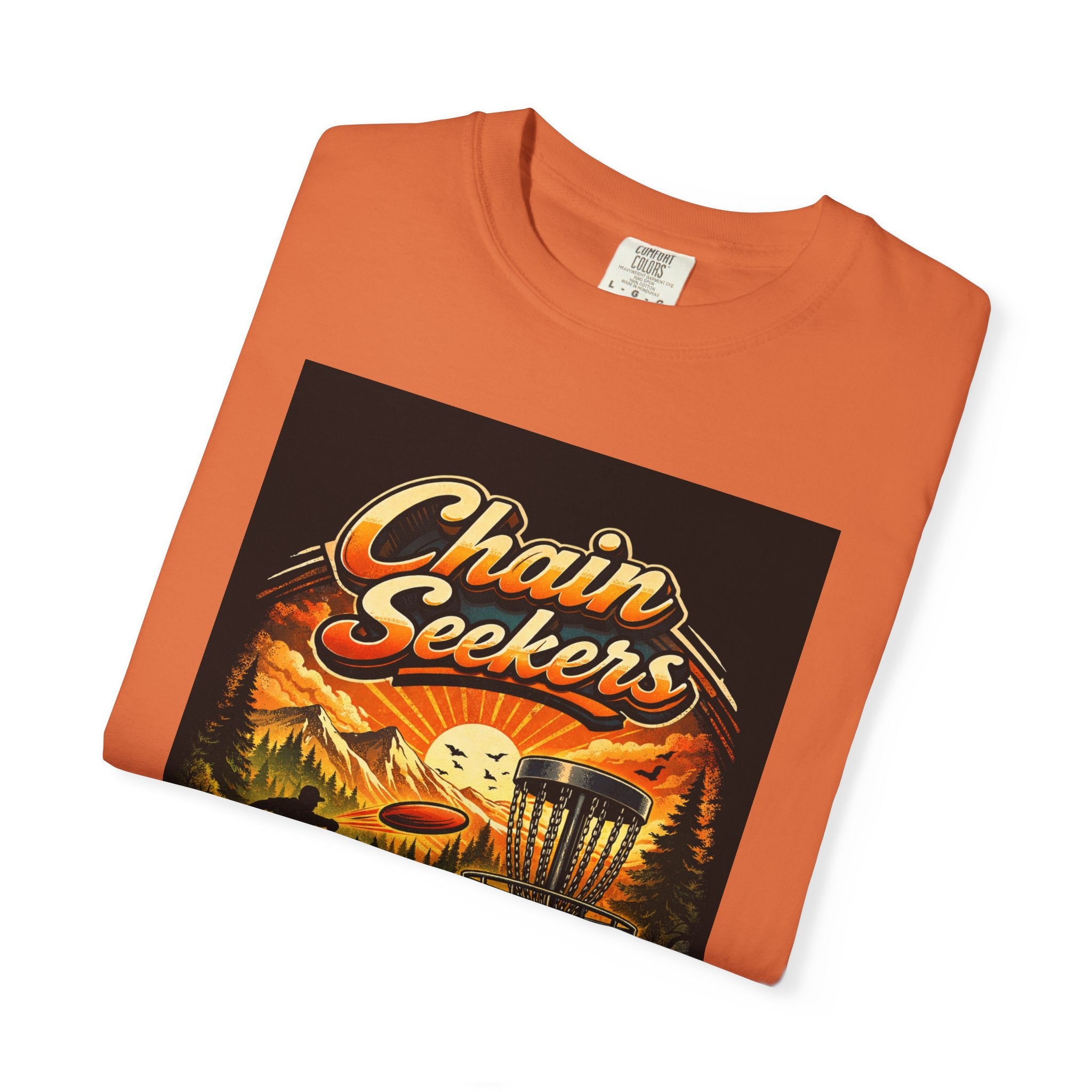 Chain Seekers Disc Golf Find Your Line T-Shirt | Vintage Outdoors Throwback