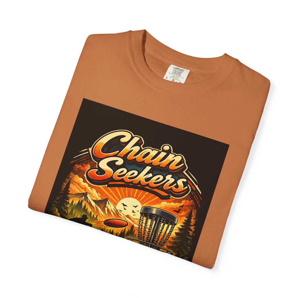 Chain Seekers Disc Golf Find Your Line T-Shirt | Vintage Outdoors Throwback