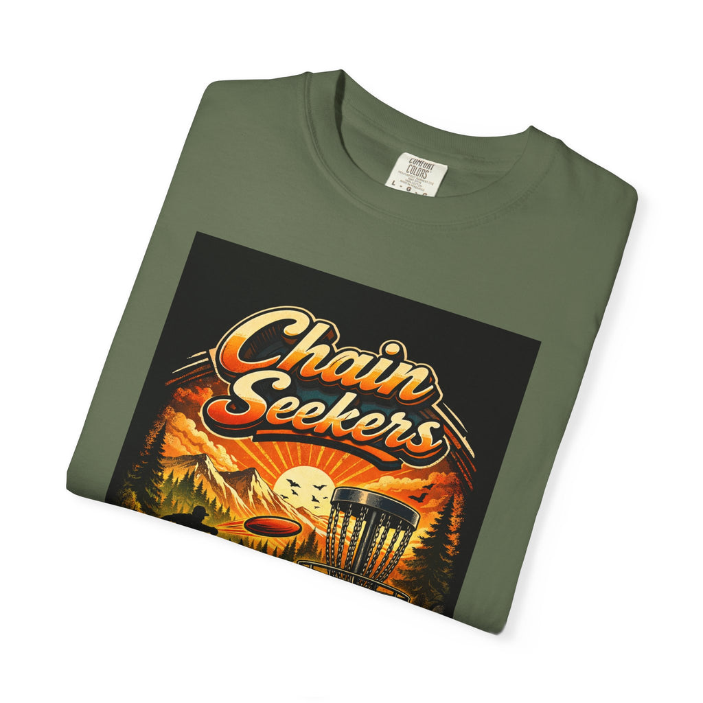 Chain Seekers Disc Golf Find Your Line T-Shirt | Vintage Outdoors Throwback