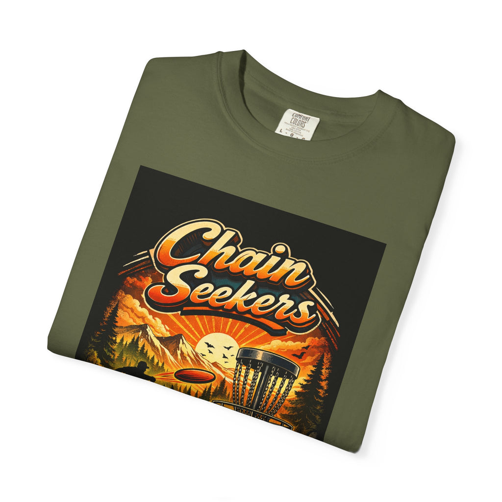 Chain Seekers Disc Golf Find Your Line T-Shirt | Vintage Outdoors Throwback