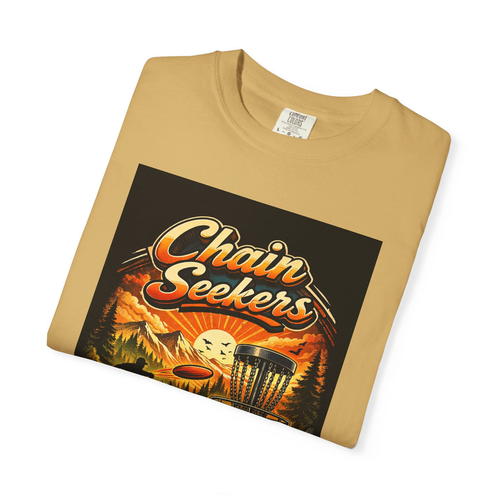 Chain Seekers Disc Golf Find Your Line T-Shirt | Vintage Outdoors Throwback