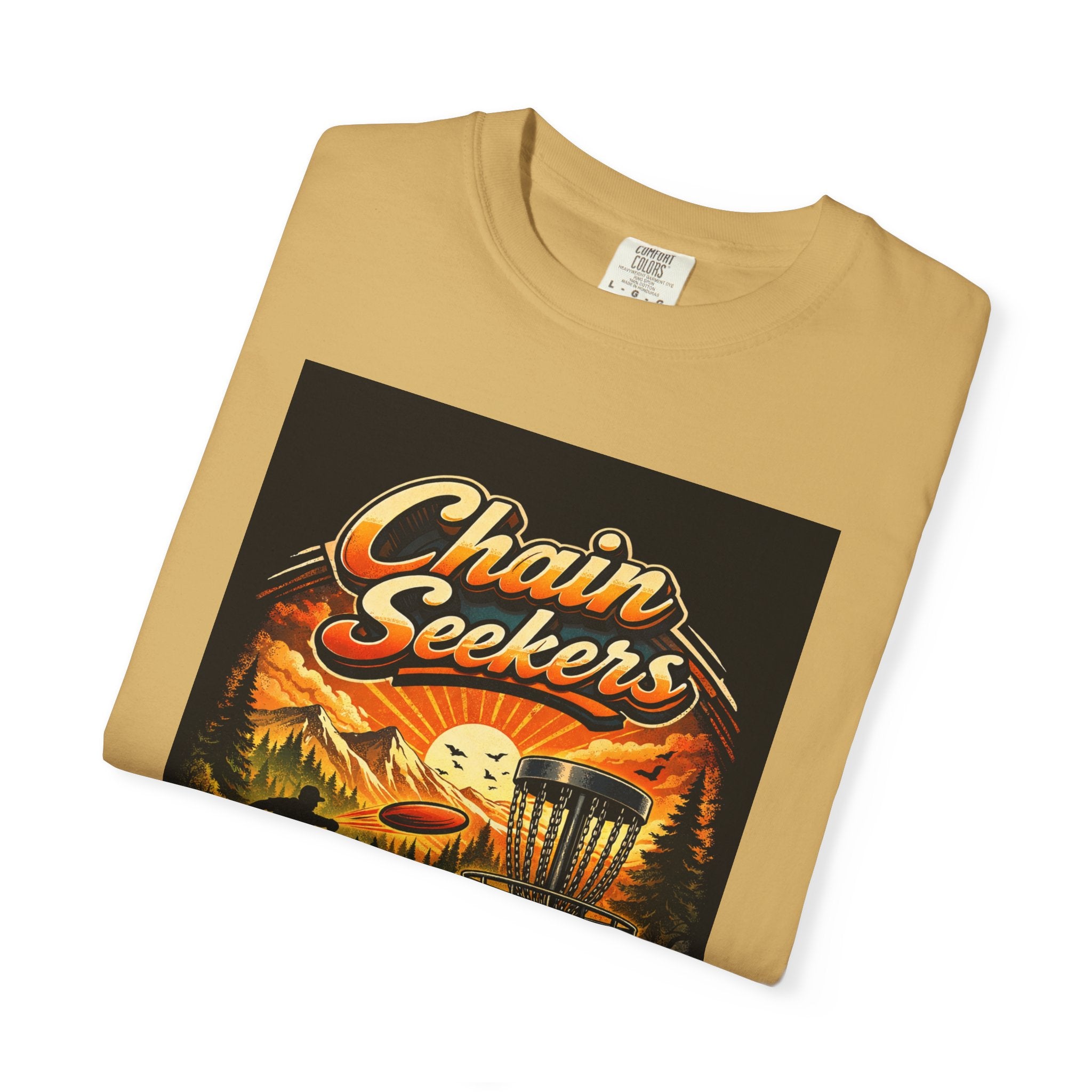 Chain Seekers Disc Golf Find Your Line T-Shirt | Vintage Outdoors Throwback